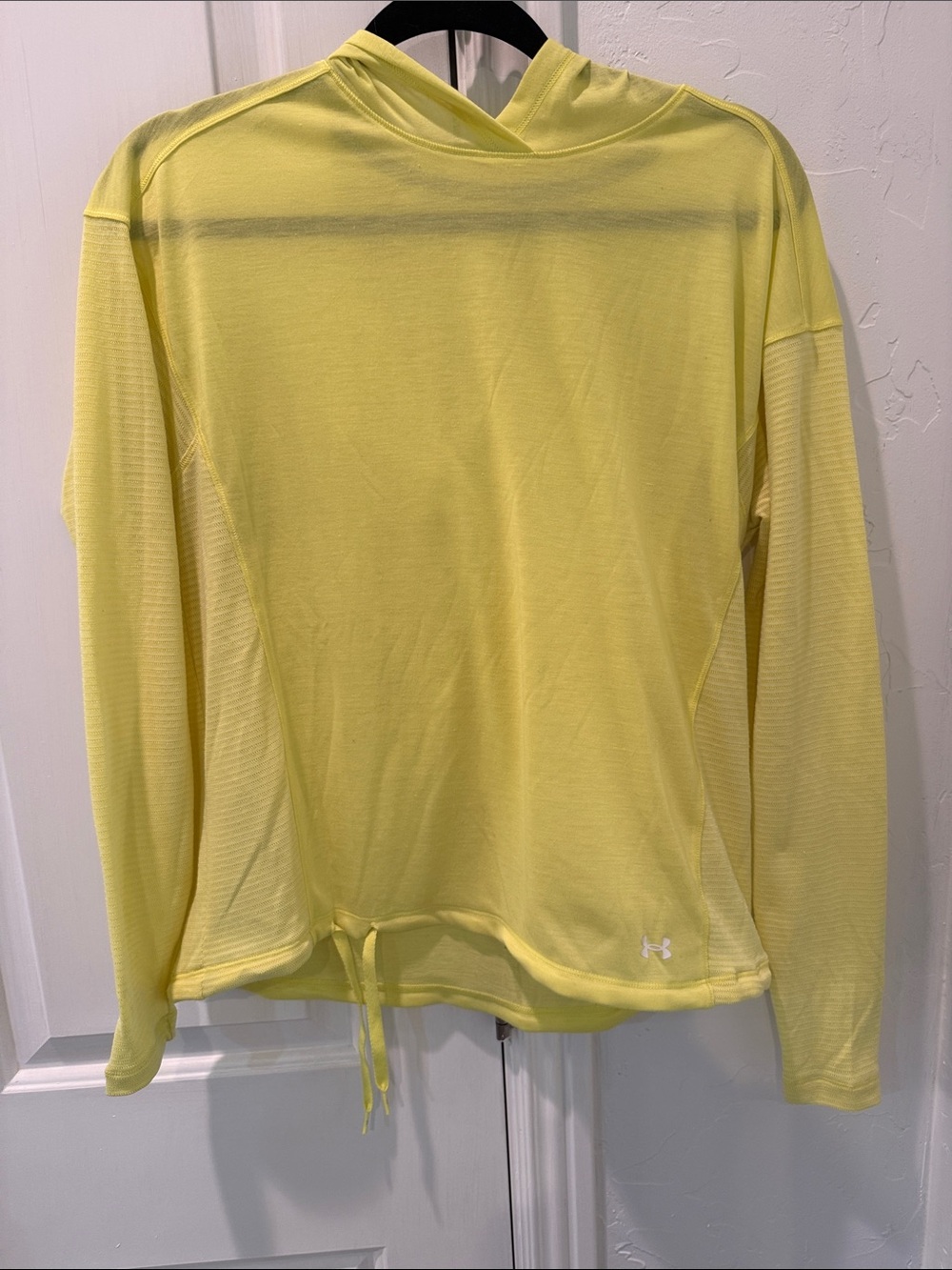 Under Armour Neon Yellow Hooded Pullover